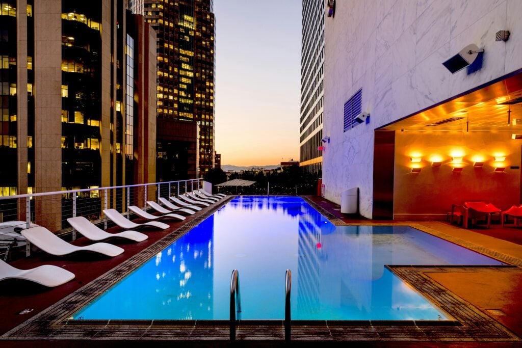 the image is a stunning pool create by bourgeois pools, if you need your pool contact us now